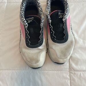 Reebok Black and Pink Athletic Shoes